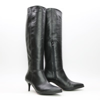 Класичні шкіряні чоботи на шпильці Арт. 657-14/36