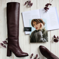 Класичні чоботи зі шкіри Арт. 52-6Ок