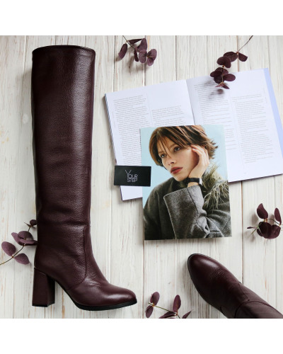 Класичні чоботи зі шкіри Арт. 52-6Ок