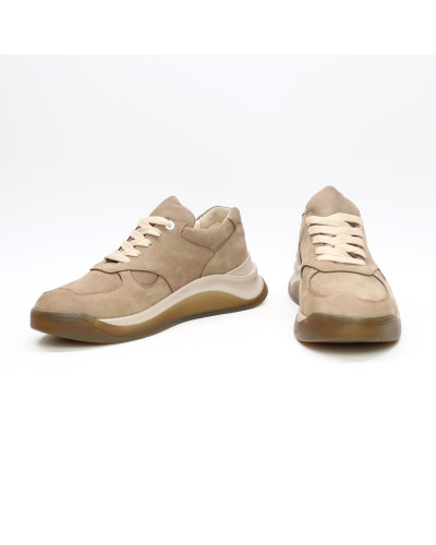 Кросівки з бежевого нубуку Арт. 15-2(Av)