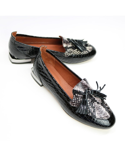 Лофери чорного кольору Арт. 156-1/33