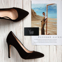 Туфлі-човники кольору шоколад Арт. 35-9Os/60Ок