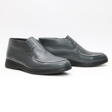 Высокие лоферы из кожи в темно-сером цвете Арт. 156-4