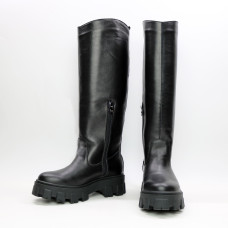 Чорні високі чоботи Арт.12-33/258
