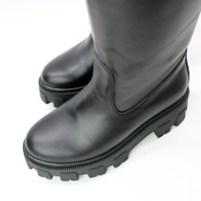 Чорні високі чоботи Арт.12-33/258