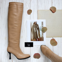 Класичні чоботи зі шкіри Арт. 52-6/8044