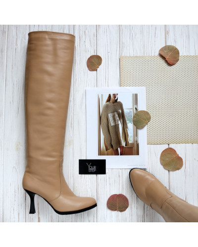 Класичні чоботи зі шкіри Арт. 52-6/8044