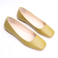 Шкіряні балетки з квадратним носом Арт. 072-2