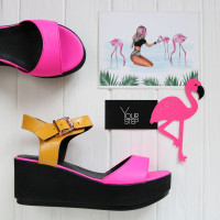 Босоніжки з рожевої шкіри Арт. 352-2