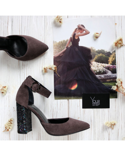 Босоніжки відтінку какао Арт. 35-7/44Ок