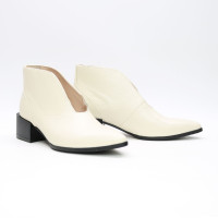 Ботильоны из бежевой кожи флотар  Арт. 457-8/56