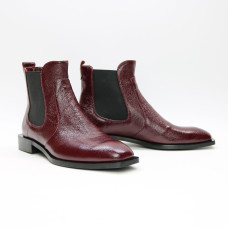 Бордові Челсі із квадратним носом Арт. 105-2