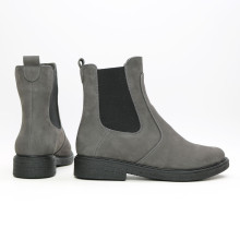 Челсі із сірого нубуку Арт.12-1(Sn4)