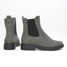 Челсі із сірого нубуку Арт.12-1(Sn4)
