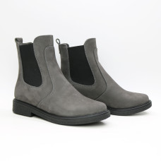 Челсі із сірого нубуку Арт.12-1(Sn4)