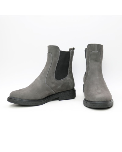 Челсі із сірого нубуку Арт.12-1(Sn4)