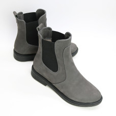 Челсі із сірого нубуку Арт.12-1(Sn4)