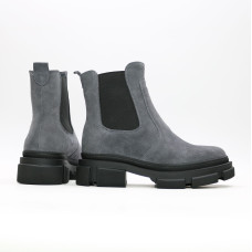 Челсі з темно-сірої замші Арт. 12-1/260