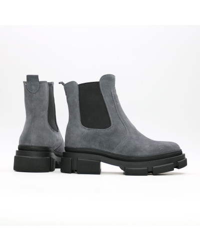 Челсі з темно-сірої замші Арт. 12-1/260