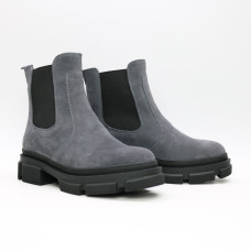 Челсі з темно-сірої замші Арт. 12-1/260