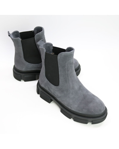 Челсі з темно-сірої замші Арт. 12-1/260