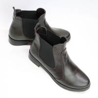 Челсі зі шкіри кольору шоколад Арт. 176-2V