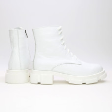 Білі шкіряні черевики Арт. As-8/21074