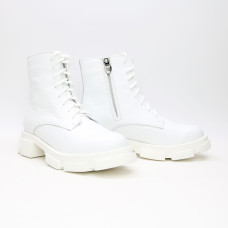 Білі шкіряні черевики Арт. As-8/21074