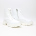 Білі шкіряні черевики Арт. As-8/21074