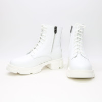 Білі шкіряні черевики Арт. As-8/21074