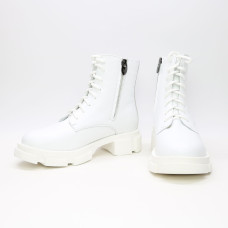 Білі шкіряні черевики Арт. As-8/21074