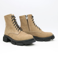 Черевики із бежевого нубуку Арт. As-8/21074