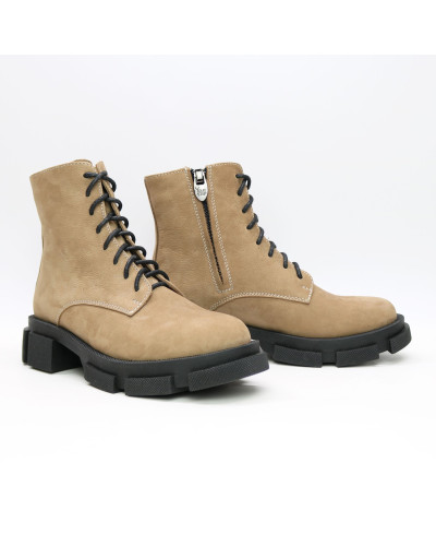 Черевики із бежевого нубуку Арт. As-8/21074