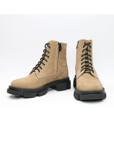 Черевики із бежевого нубуку Арт. As-8/21074