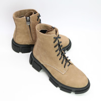 Черевики із бежевого нубуку Арт. As-8/21074