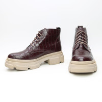 Черевики зі шкіри під рептилію Арт. 12-20/260