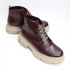 Черевики зі шкіри під рептилію Арт. 12-20/260