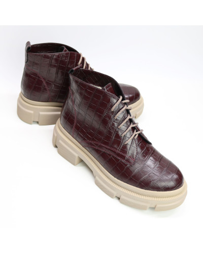 Черевики зі шкіри під рептилію Арт. 12-20/260