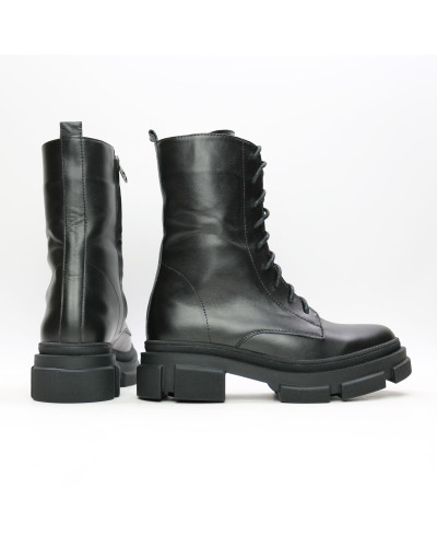 Чорні шкіряні черевики Арт. 12-30/260 (б/ф)