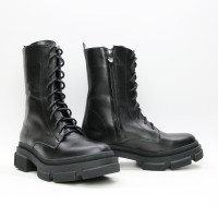 Чорні шкіряні черевики Арт. 12-30/260 (б/ф)