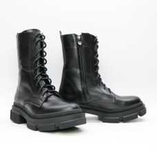 Чорні шкіряні черевики Арт. 12-30/260 (б/ф)