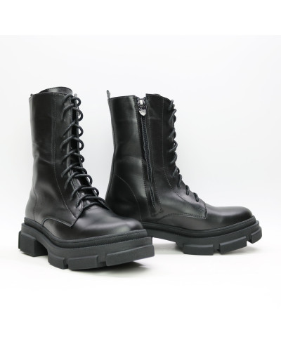 Чорні шкіряні черевики Арт. 12-30/260 (б/ф)