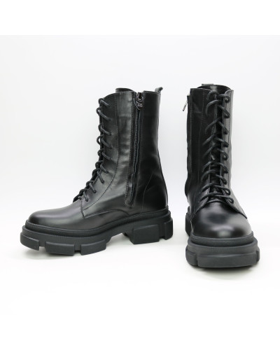 Чорні шкіряні черевики Арт. 12-30/260 (б/ф)