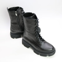 Чорні шкіряні черевики Арт. 12-30/260 (б/ф)