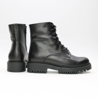 Черевики із чорної шкіри Арт. As-8/21855