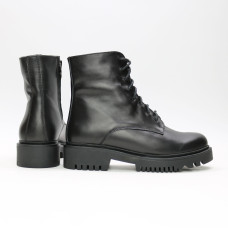 Черевики із чорної шкіри Арт. As-8/21855