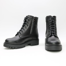 Черевики із чорної шкіри Арт. As-8/21855