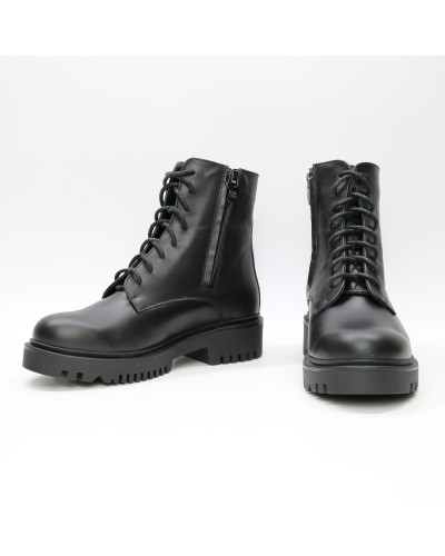 Черевики із чорної шкіри Арт. As-8/21855