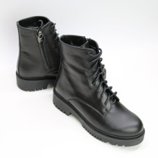 Черевики із чорної шкіри Арт. As-8/21855