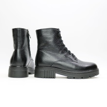 Черевики із чорної шкіри флотар Арт. As-8/As17